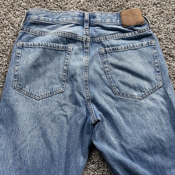 Aeropostale 90s Baggy Distressed Jeans Size 2 Regular - Picture 3 of 9